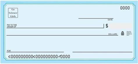 Editable Blank Check Template