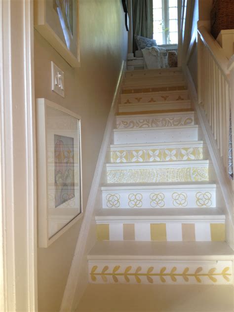 Pin by kate and campbell on h o m e | Painted stair risers, Painted ...