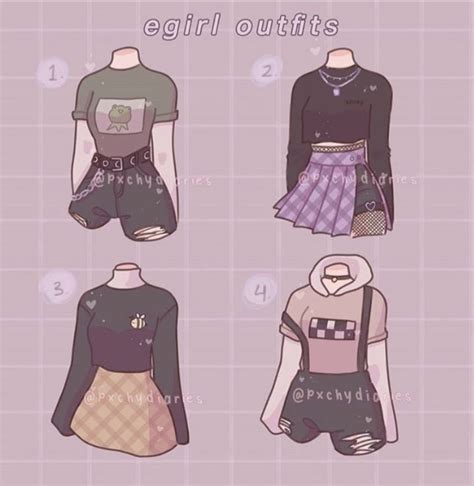 egirl outfits in 2020 | Art clothes, Fashion design drawings, Dress ...