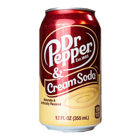 Dr Pepper Cream Soda 355ml (USA) - House of Candy