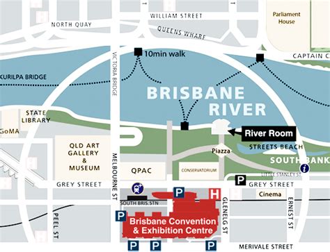 Brisbane Convention And Exhibition Centre Map