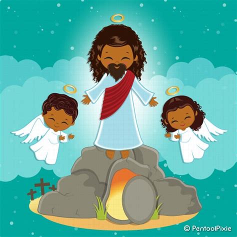 Jesus Resurrection clipart Christianity clipart Easter | Etsy