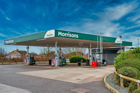 View of a Morrisons Petrol Station Editorial Photo - Image of chain ...