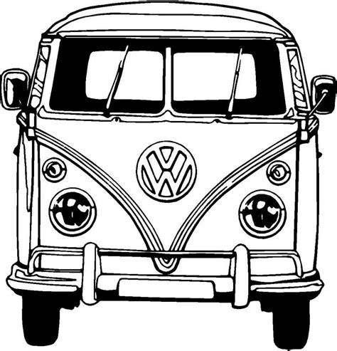 Volkswagen Coloring Pages Collection en 2020 | Dibujos de coches ...