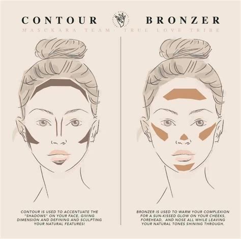 Contour vs Bronzer | Eye makeup, Bronzer makeup, Face makeup