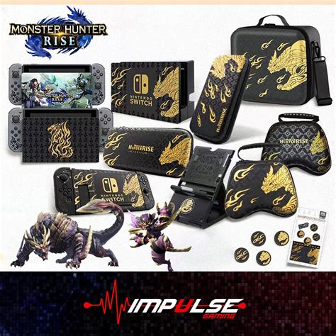 NSW Nintendo Switch Monster Hunter Rise Accessories - Travel Case ...