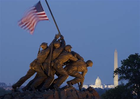 75 years ago today, US Marines raised the American flag over Iwo Jima ...