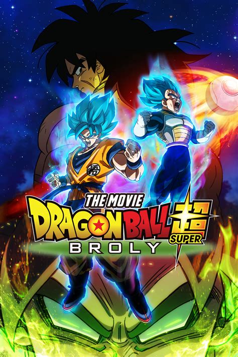 Dragon Ball Super Movie Poster Broly Gogeta Goku Vegeta 12inx18in Free ...