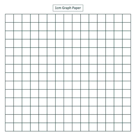 Printable Graph Paper 1 Cm Grid | Printable graph paper, Paper template ...