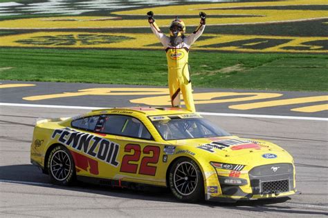 Joey Logano Wins South Point 400, Earns Playoff Berth in Championship ...