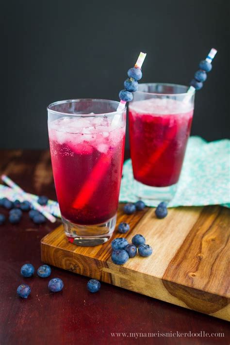 Blueberry Soda | Blueberry, Soda, Food