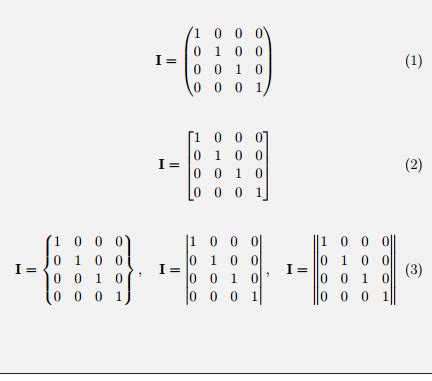 Align matrices in Texmaker - TeX - LaTeX Stack Exchange