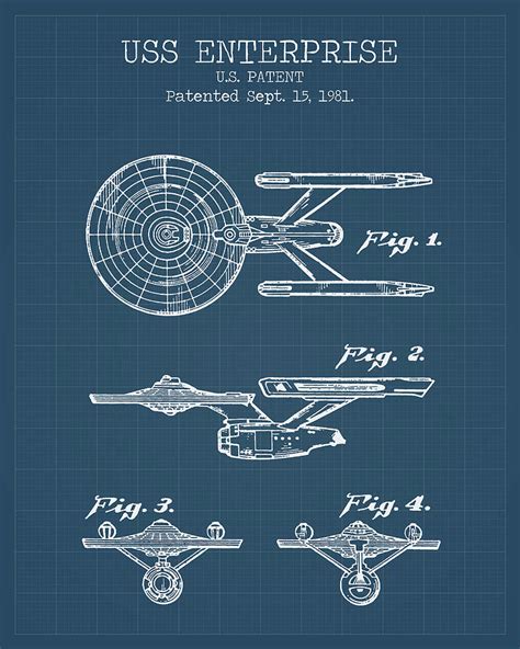 Collectibles & Art Star Trek USS Enterprise Lineage Dye Sublimation ...