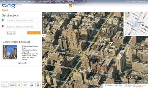 Bing Maps Aerial View