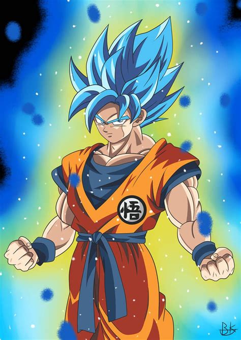 Son Goku Super Saiyan Blue by deriavis | Dragon ball super artwork ...