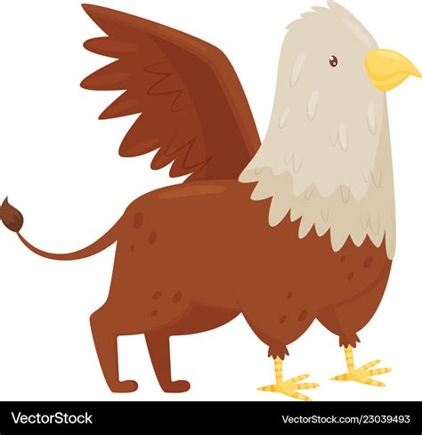 Griffin mythical creature Royalty Free Vector Image