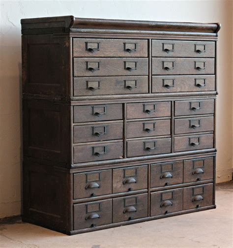 Antique Wooden 23 Drawer Storage Cabinet | Home Lilys design ideas ...