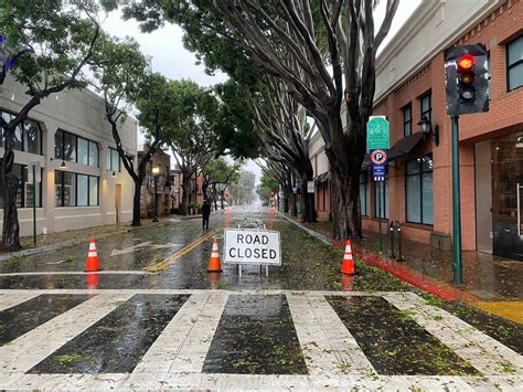 See photos of damage, flooding in city of San Luis Obispo CA | Modesto Bee