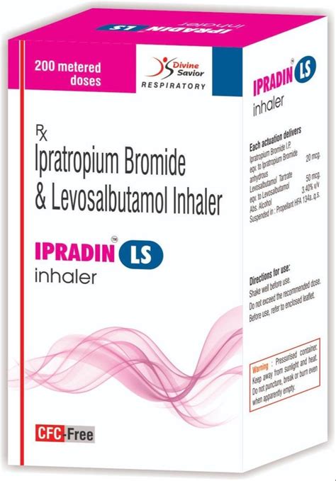 Ipratropium Bromide And Levosalbutamol Inhaler, Divine Savior at Rs 272 ...