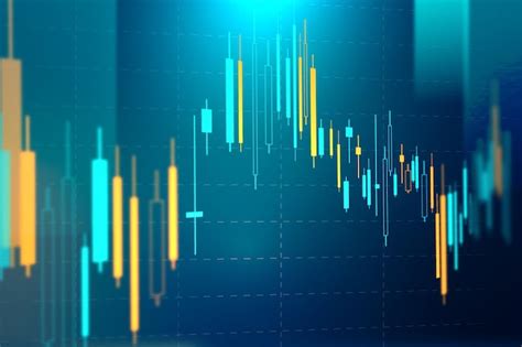 Free Vector | Stock market chart technology vector blue background