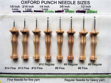 RedMapleRuggery-Oxford Punch Needles - RED MAPLE RUGGERY