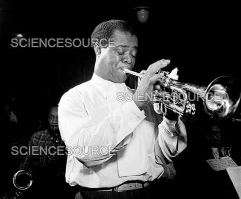 Louis Armstrong, American Jazz Musicia | Stock Image - Science Source ...