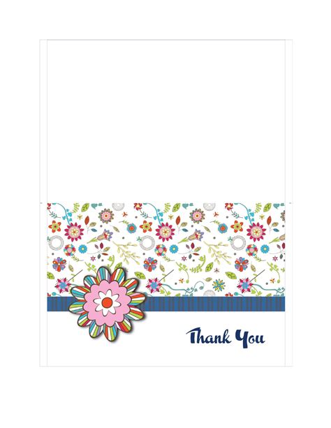 Thank You Card Free Printable Template - Printable Templates