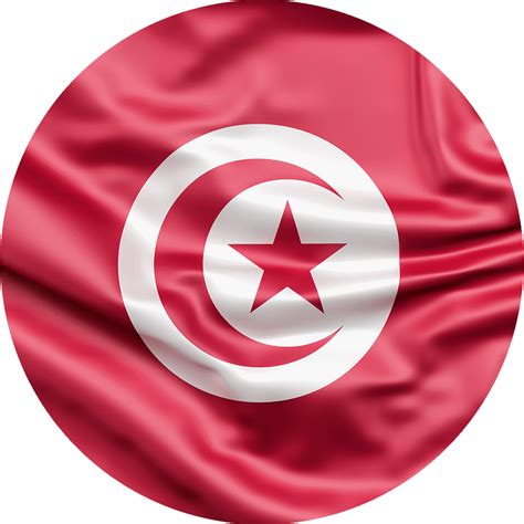 La Tunisie - Drapeau ≡ Voyage - Carte - Plan