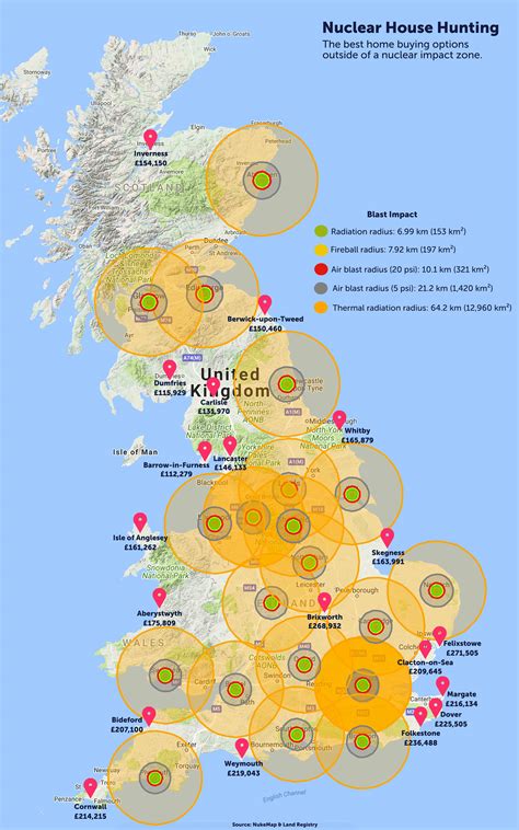 An estate agent has drawn up a map showing the best places to avoid ...