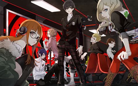 Wallpaper : Persona 5, Persona series, Phantom Thieves, Akira Kurusu ...