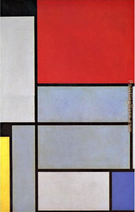 Piet Mondrian Avond Evening Red Tree Painting anysize 50% off