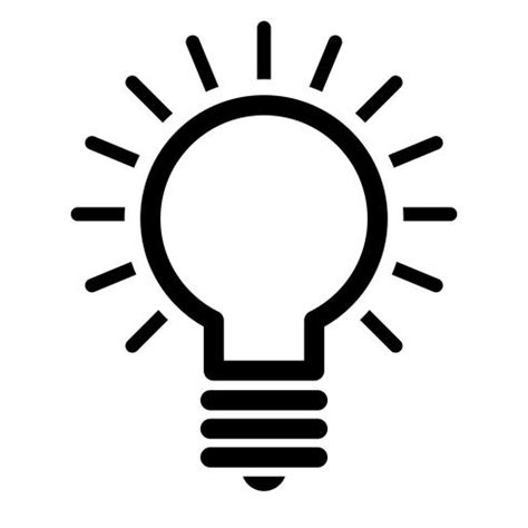 Lightbulb Vector Icon 554393 Vector Art at Vecteezy