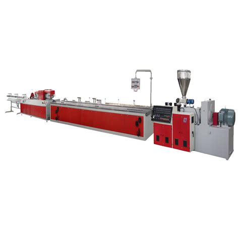 PVC Profile Extrusion Line - Plastic Line and Twin Screw Extruder