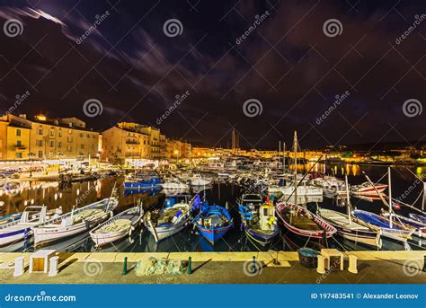 Night port editorial photo. Image of sailboat, port - 197483541