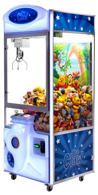 The claw machine is both an arcade grabber game and vending game ...