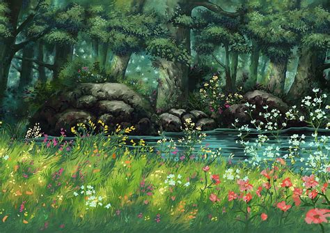 Studio Ghibli Nature, ghibli laptop HD wallpaper | Pxfuel