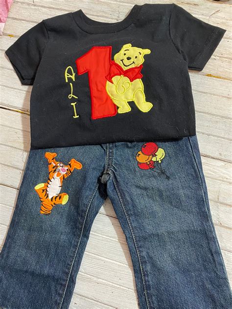 Winnie The Pooh traje de cumpleaños-bebés primer cumpleaños - Etsy México