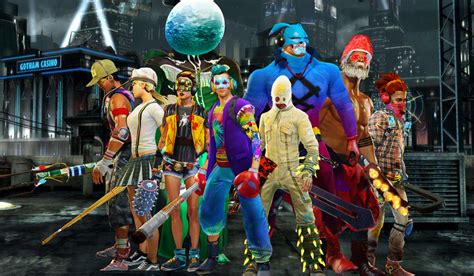 All 9 of my Sunset Overdrive characters, shit took a while to put ...