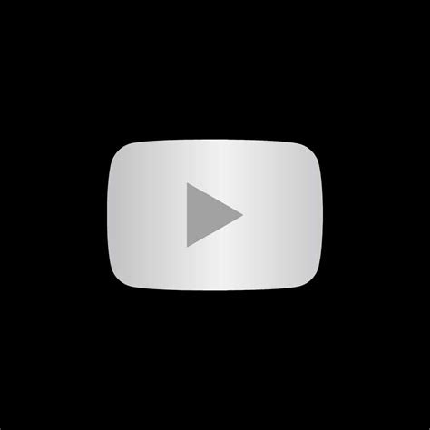 Youtube Silver Play Button Vector - (.Ai .PNG .SVG .EPS Free Download)