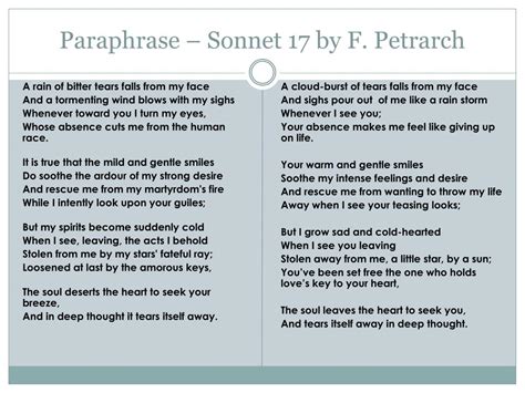 PPT - Paraphrase – Sonnet 30 by W. Shakespeare PowerPoint Presentation ...