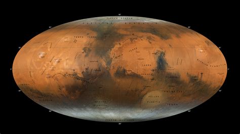 New Mars Map Lets You ‘See the Whole Planet at Once’ - The New York Times