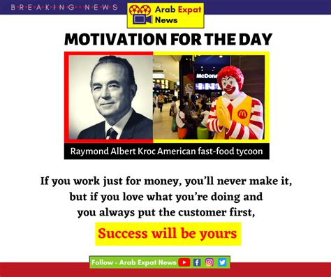 Ray Kroc Saying | Motivational quotes, Motivation, Quotes