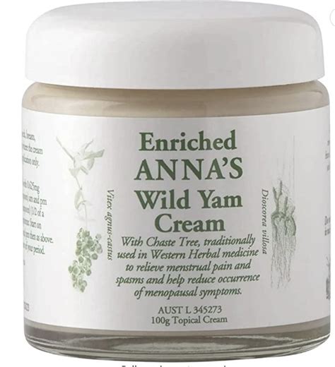 Annas Wild Yam Cream for Menstrual and Menopausal Symptoms