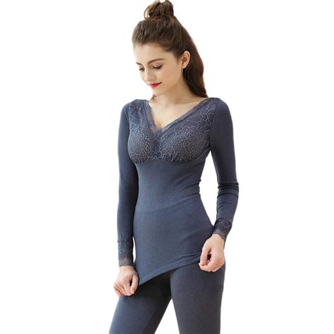 New Womens Thermals For Winter Body Shaping Seamless Body Thermal ...