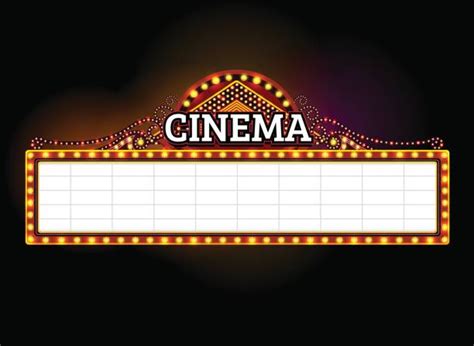 21,800+ Movie Theater Sign Stock Illustrations, Royalty-Free Vector ...