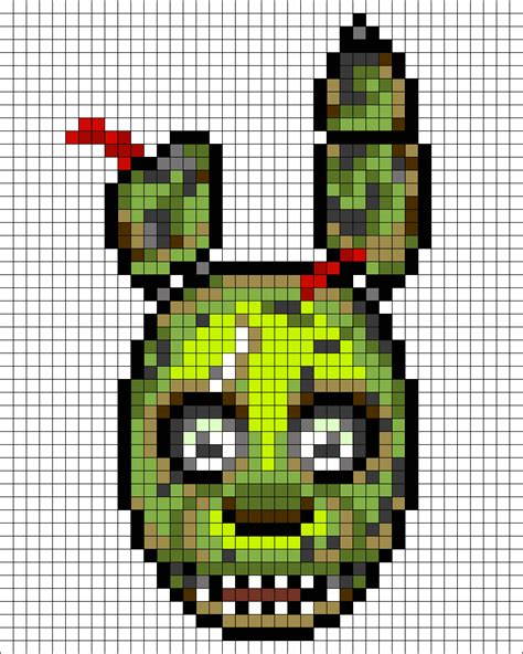 Perler Bead Springtrap By Wolfyloveanime Fnaf Perler Beads | The Best ...