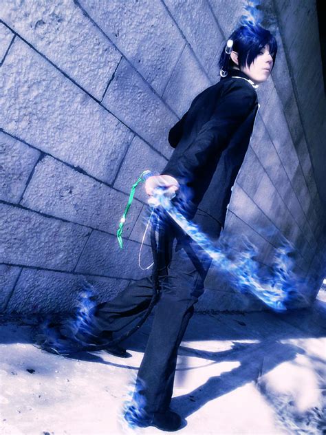 Rin Okumura, Blue Flames Cosplay - Blue Exorcist by K-I-M-I on DeviantArt