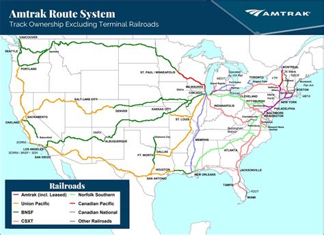 Amtrak Map