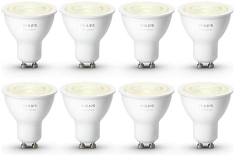 Philips Hue White GU10 Bulbs - 8 Pack (8860493) | Argos Price Tracker ...