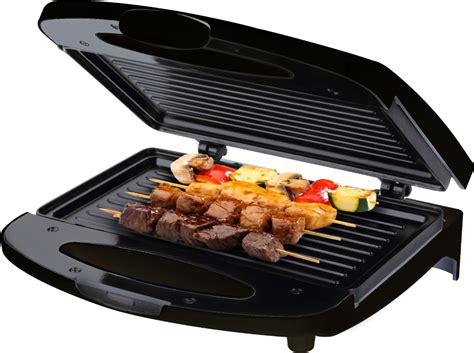 CHEFMAN Countertop Indoor Electric Grill Black RJ01-CONTACT-B - Best Buy